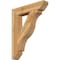 Ekena Millwork Funston Slat Rough Sawn Bracket, Western Red Cedar, 6"W x 32"D x 40"H BKT06X32X40FST06RWR - alternate 1